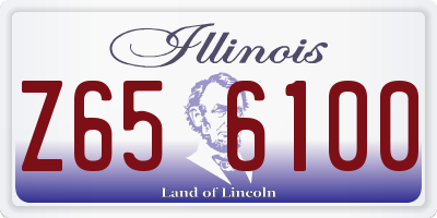 IL license plate Z656100