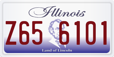 IL license plate Z656101