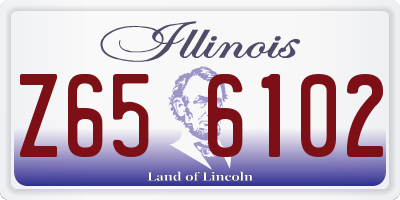 IL license plate Z656102