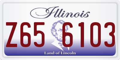 IL license plate Z656103