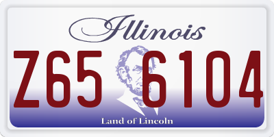 IL license plate Z656104