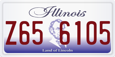 IL license plate Z656105