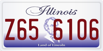 IL license plate Z656106