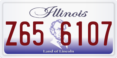 IL license plate Z656107