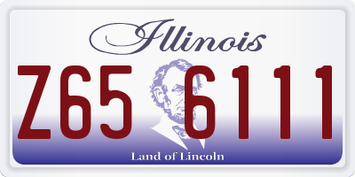 IL license plate Z656111