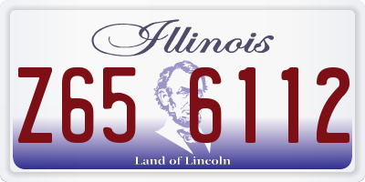 IL license plate Z656112