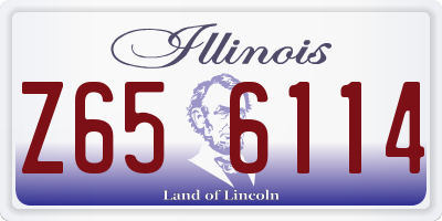 IL license plate Z656114