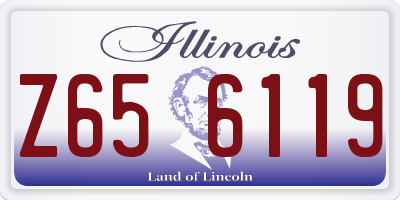 IL license plate Z656119