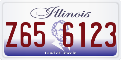 IL license plate Z656123
