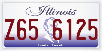 IL license plate Z656125