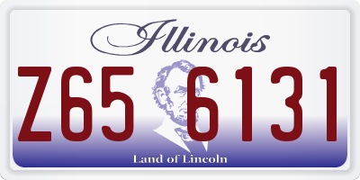 IL license plate Z656131