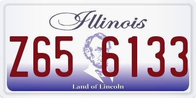 IL license plate Z656133