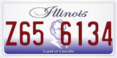 IL license plate Z656134