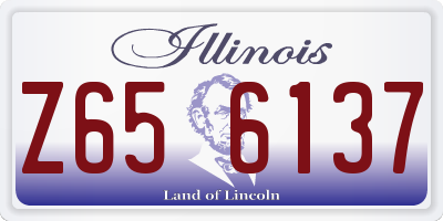 IL license plate Z656137