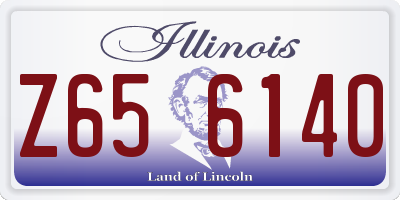 IL license plate Z656140