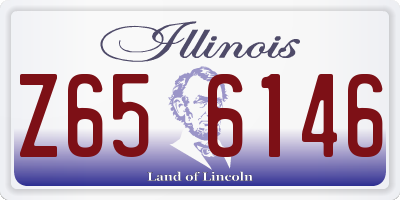 IL license plate Z656146