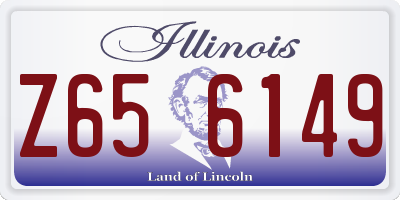 IL license plate Z656149