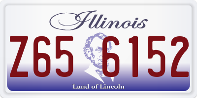 IL license plate Z656152