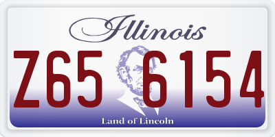 IL license plate Z656154