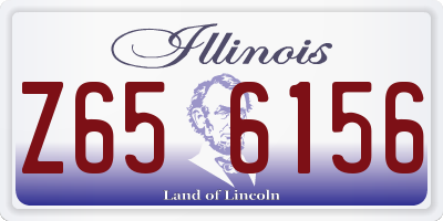 IL license plate Z656156