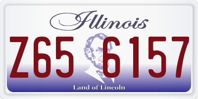 IL license plate Z656157