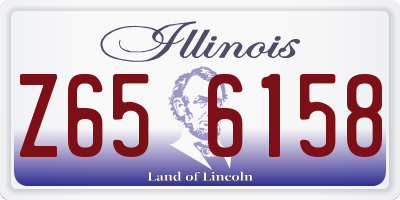 IL license plate Z656158