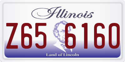 IL license plate Z656160