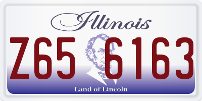 IL license plate Z656163