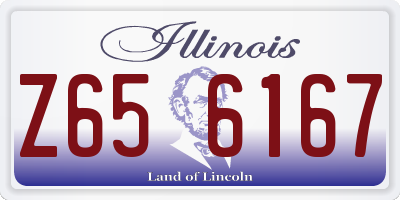 IL license plate Z656167