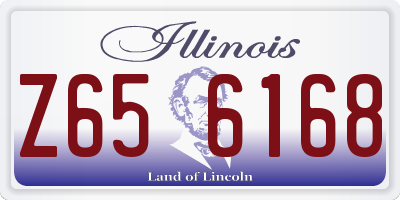 IL license plate Z656168