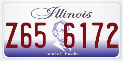 IL license plate Z656172