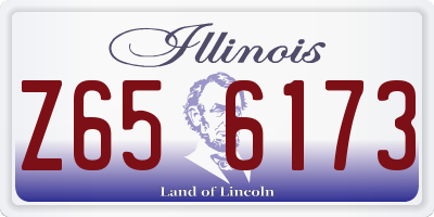 IL license plate Z656173