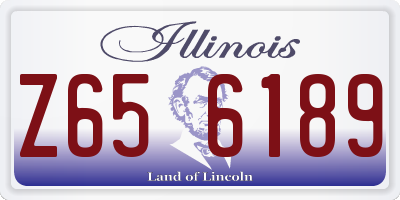 IL license plate Z656189