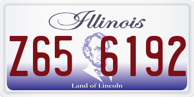 IL license plate Z656192