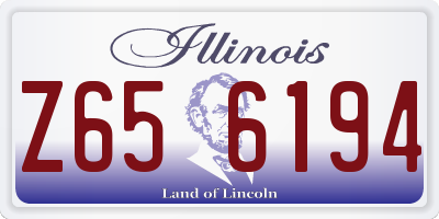 IL license plate Z656194