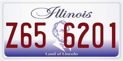 IL license plate Z656201