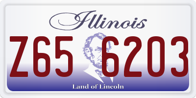 IL license plate Z656203