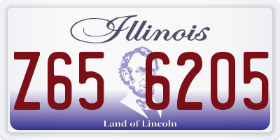 IL license plate Z656205