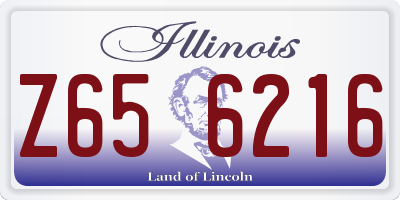 IL license plate Z656216