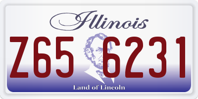 IL license plate Z656231