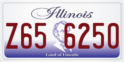 IL license plate Z656250