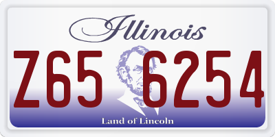 IL license plate Z656254