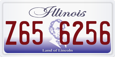 IL license plate Z656256
