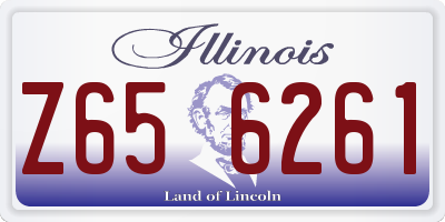 IL license plate Z656261