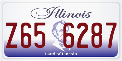 IL license plate Z656287