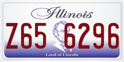 IL license plate Z656296