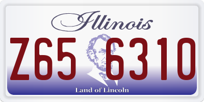 IL license plate Z656310