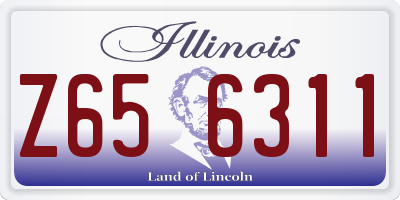IL license plate Z656311