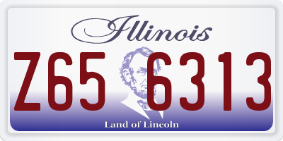 IL license plate Z656313