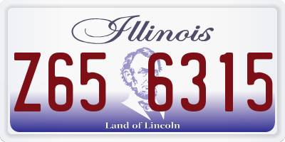 IL license plate Z656315